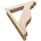 Ekena Millwork 6-in W x 30-in D x 38-in H Funston Block Rough Cedar Woodgrain TimberThane Outlooker, Primed Tan OUTUR060X30X38FST44RCPR - alternate 6